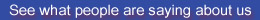 Testimonials. What are people saying?