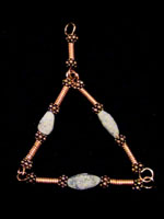 Highly Patinated Ancient Cobalt Glass “Tears”