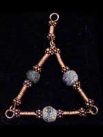 Roman Blue Cobalt Glass