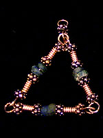 Ancient Cobalt Blue W. Asiatic Glass