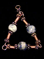 Highly Patinated Roman Cobalt Glass