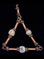 Patinated Cobalt “Eye” Beads, 100 B.C. – 100 A.D.