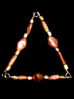 Ancient MInoan Carnelian & Gold